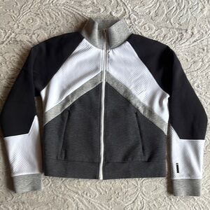 Gray and Black Casual Jacket